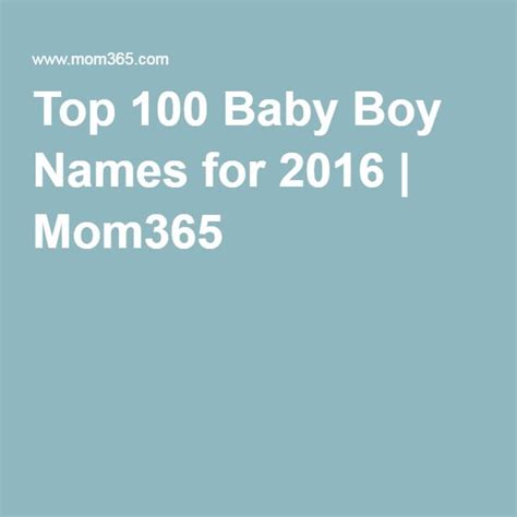Top 100 Boys Names For 2020 Boy Names Top 100 Boys Names Top Boy Names