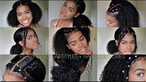Nigerian women who have natural hair are really lucky, but together with natural hair can often coils are really simple and do not need any special treatment, so you will notice the benefits of such a hairstyle in the first few days when you have it done. 9 EASY CURLY HAIRSTYLES (NATURAL HAIR) + Hair Cuffs - YouTube