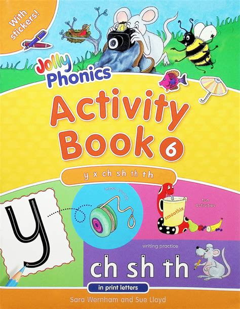 Jolly Phonics Activity Books Set Of Books 1 7 In Print Letters
