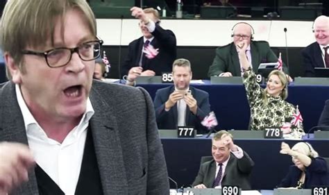 Brexit Party Meps Brilliant Response To Verhofstadts Mocking Of