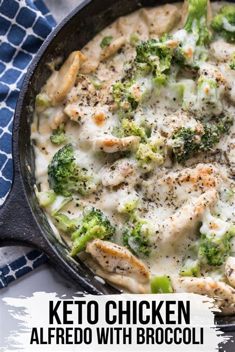 Mouthwatering Creamy Keto Chicken Alfredo With Broccoli Bake Is The