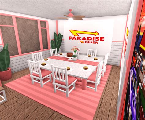 Diner I Made In Bloxburg A Few Months Back Any Suggestions Or Anything