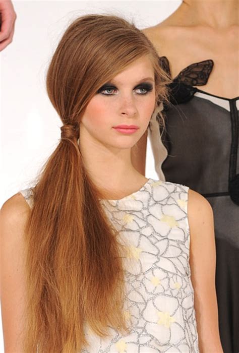 Ponytail Hairstyles 2013 14 Low Ponytail Hair Trend