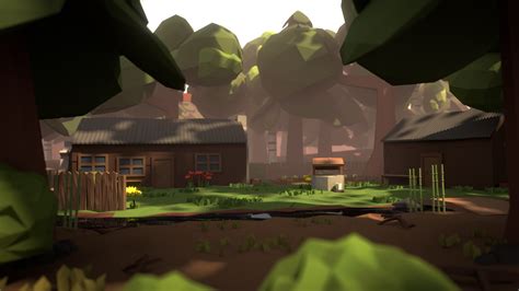 Low Poly Time Lapse House In The Forest Blendernation