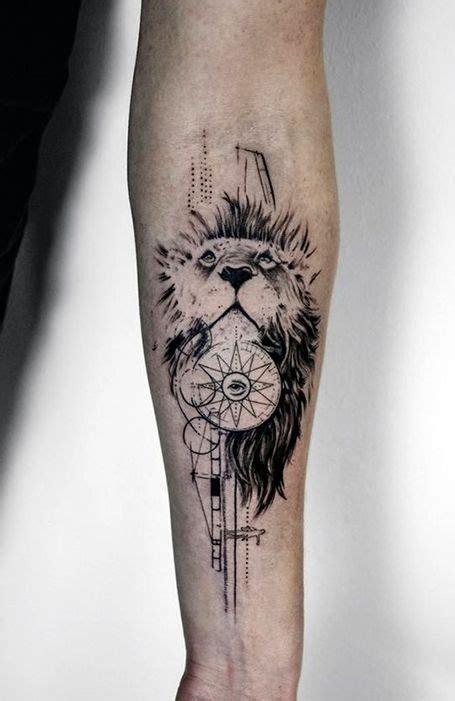 20 Fierce Lion Tattoos For Men The Trend Spotter Lion Tattoo On