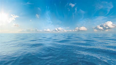 Seascape Background With Seamless Sky Panorama 360 Degrees 3d Model