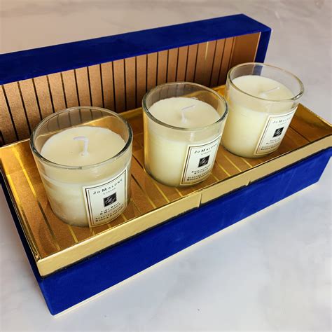 Upcycled Jo Malone Candle T Set With 3 Scented Candles Etsy Uk