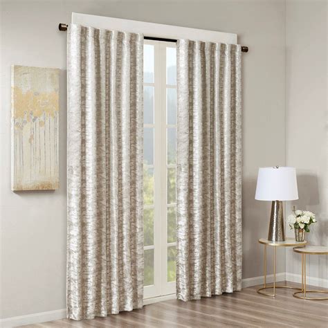 Cassius 100 Polyester Jacquard Lined Blackout Window Panelgreysilver