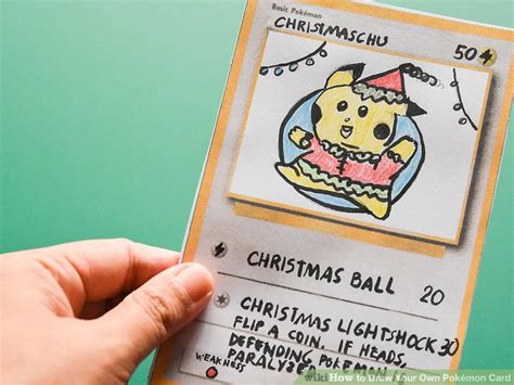How To Draw Your Own Pokémon Card With Pictures Wikihow