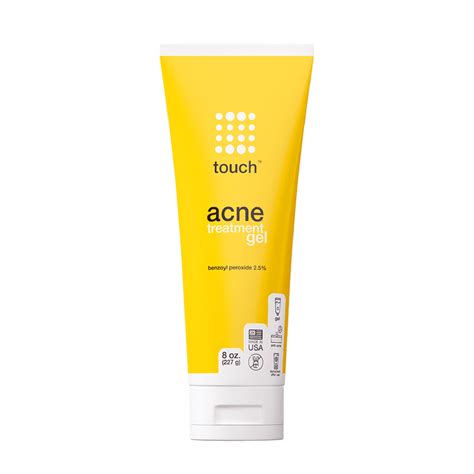 Touch Benzoyl Peroxide 25 Acne Treatment Gel Cream Pimples And