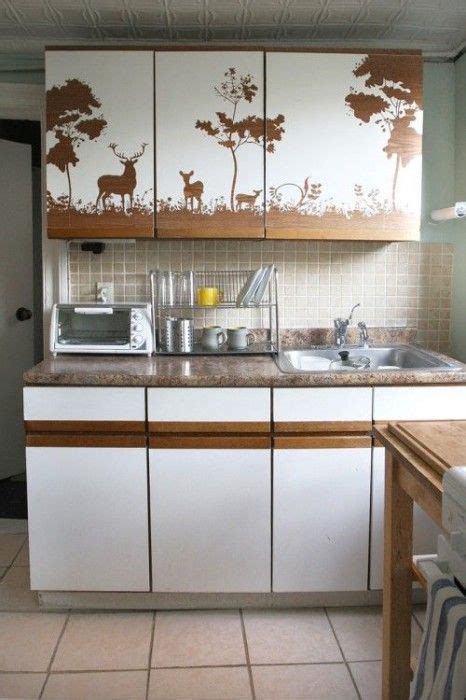 9 Best Stenciled Kitchen Cabinets Images On Pinterest Kitchens