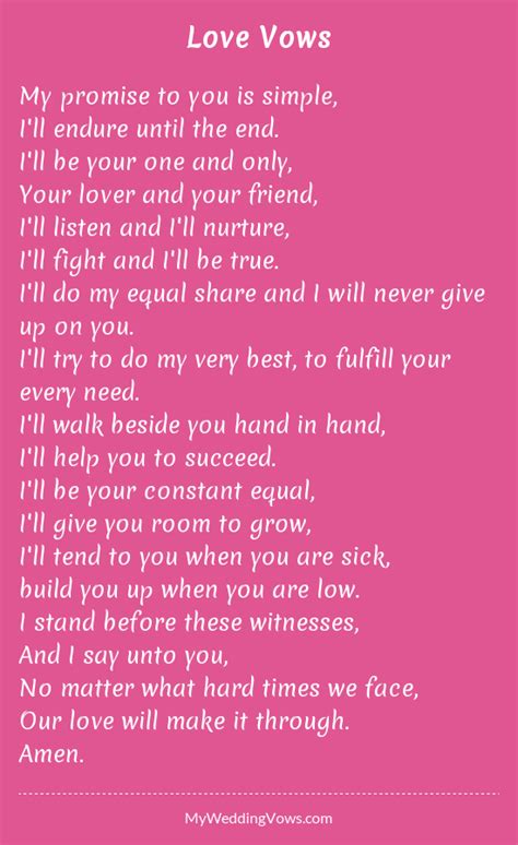 Beautiful Hearted By ♥ Love Vows Wedding Vows To Husband Wedding Vows
