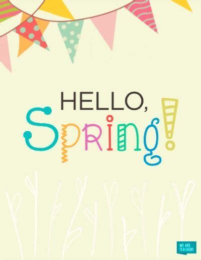 Spring Posters Free Download For The Classroom School Posters