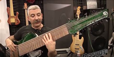 Man Builds Gigantic 24 String Bass He Calls Godzilla