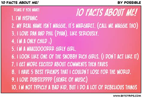 10 Facts About Me Bitstrips