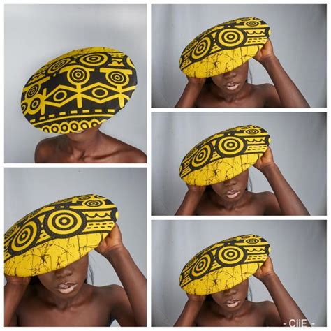 Ankara Fascinator Women Hats Fashion African Hats Girl With Hat