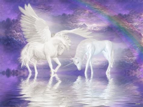 Free Download Unicorn And Pegasus Wallpaper Unicorns Wallpaper 6414665