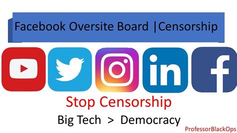 No Facebook Censorship Facebook Oversight Board Stop Censorship