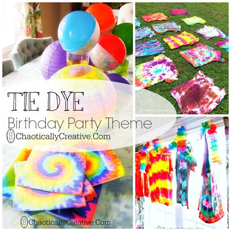 Tie Dye Party Chaotically Creative