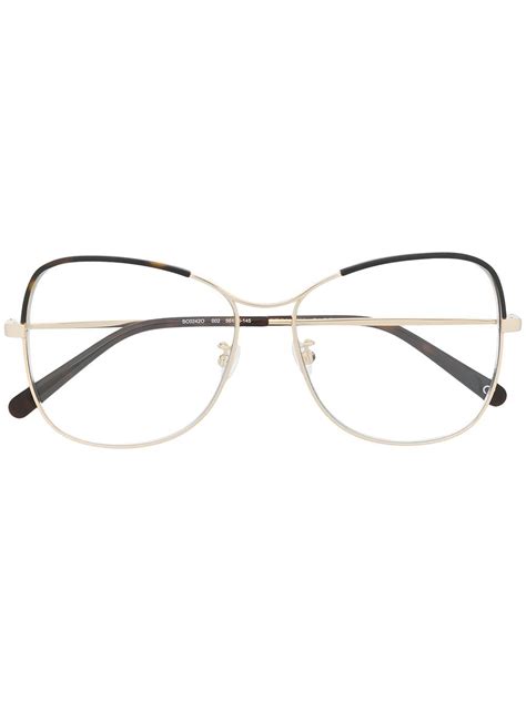 Stella Mccartney Oversized Frame Glasses In Gold Modesens Designer Glasses Frames Stella