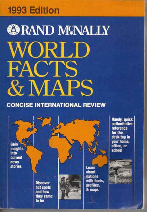 World Facts And Maps 1993 Uk Rand Mcnally 9780528835452 Books