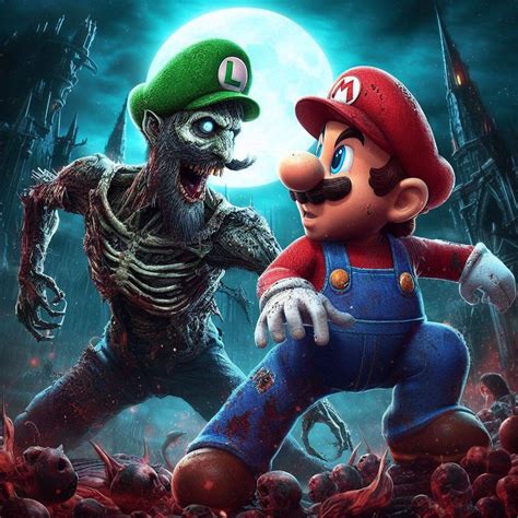 Mario Vs Zombie Luigi 2 By Betoz666 On Deviantart