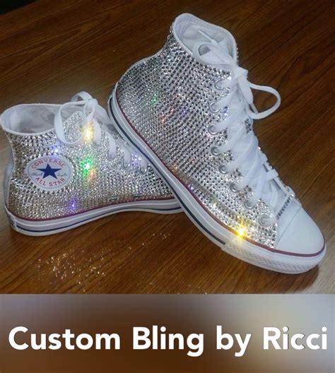 Blinged Out Converse Custom Bling By Ricci 702 343 5338 Custom Bling