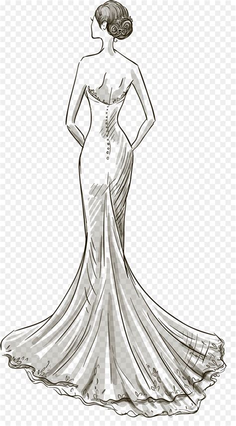 Wedding Dress Drawing Dress Png Wedding Dress Drawings Dress