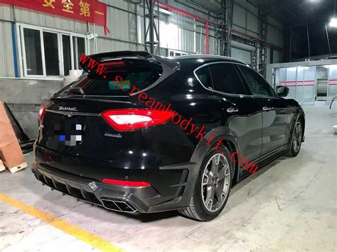 Maserati Levante Body Kit Mansory Carbon Fiber Front Lip And After Lip And Other