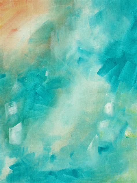 Abstract Art Colorful Bright Pastels Original Painting