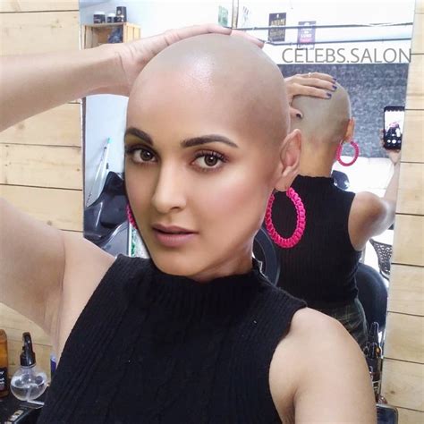 Celebrity Salon On Instagram “kiara Adwani In A Smooth Shaved Head😍