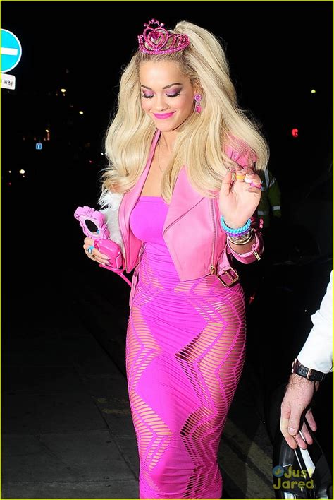 Rita Ora Looks Pretty In Pink As Barbie For Halloween Photo 737046