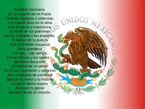 Frases De La Bandera Mexicana
