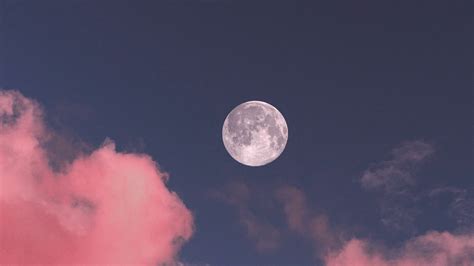 Wallpaper Pink Moon Picture Myweb
