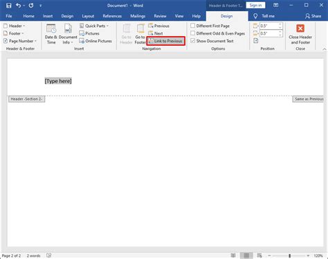 How To Insert Different First Page Header In Word Mavast