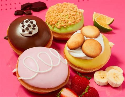 Krispy Kreme Brings Back Banana Pudding Donut Strawberries And Kreme