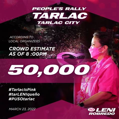 News5 Umabot Sa 50000 Ang Crowd Estimate Sa Leni Kiko