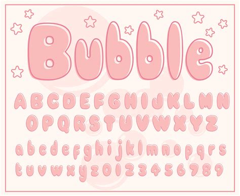 Bubbly Font Ttf Svg Bubbly Letters Font Graffiti Bubble Etsy