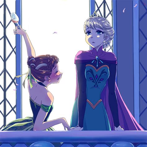 Elsa And Anna Disney And 1 More Drawn By Fujimarukinakomucch