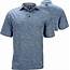 FootJoy Lisle Three Color Space Dye Self Collar Golf Shirts  Gulf