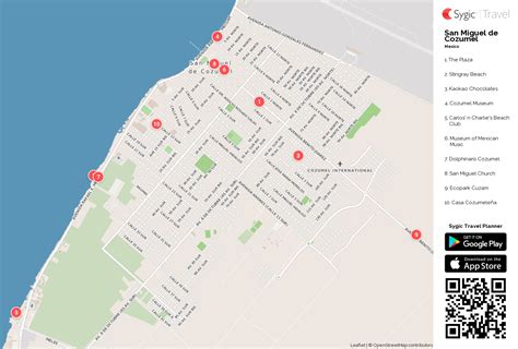 Cozumel Port Map