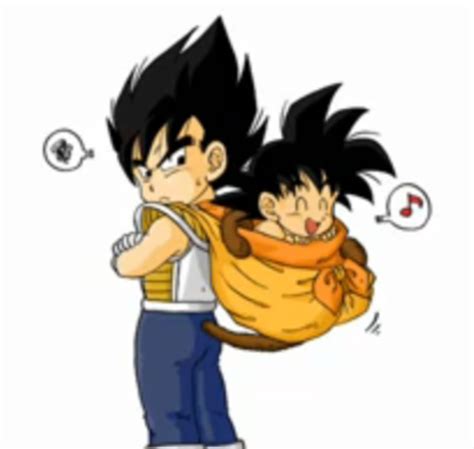 Kid Goku And Kid Vegeta By Foxsilong On Deviantart