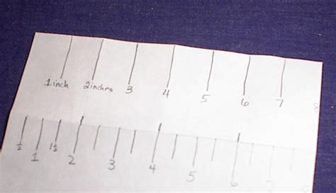 Make A Customery Inch Ruler