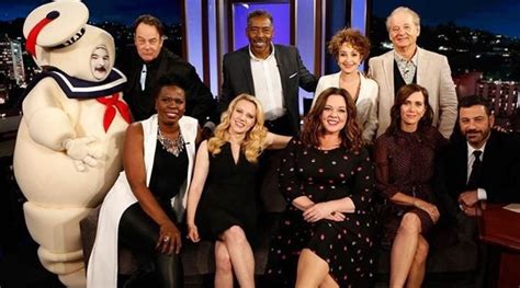 Old And New Ghostbusters Cast Come Together For Photo Hollywood News The Indian Express