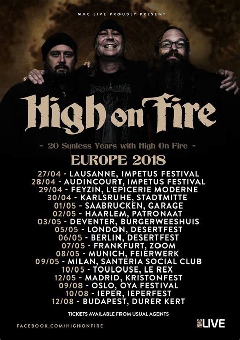 High On Fire En Concert En France Rock Metal Mag