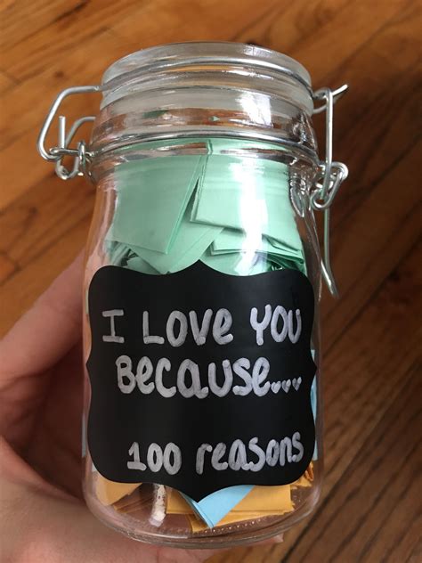 Reasons Why I Love You Jar Reasons Why I Love You Jar Anna