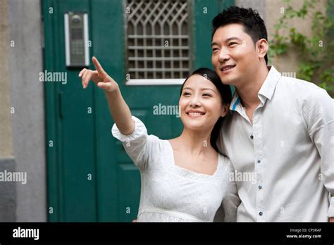 Young Chinese Couple Stock Photo Alamy