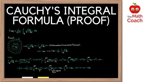 Cauchys Integral Formula With Proof Complex Integration Complex