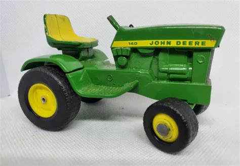 Vintage Ertl 1970s 1974 John Deere 140 Lawn And Garden Tractor Model Toy