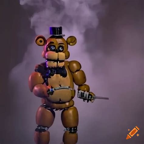 Freddy Fazbear Blowing Smoke Rings